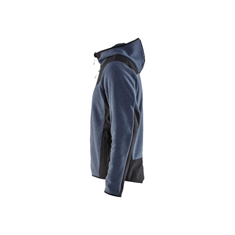 Knitted Fleece Jacket Numb - 8299-Blue/Black | Blaklader 47402536