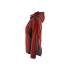 Women'S Knitted Fleece Jacket - 5999-Burned Red/Black | Blaklader 47412536