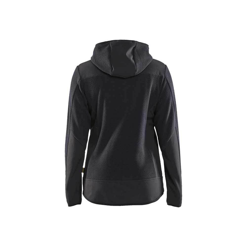 Women'S Knitted Fleece Jacket - 9799-Dark Grey/Black | Blaklader 47412536