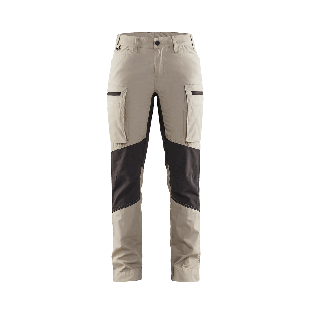 Women'S Service Stretch Pants - 2799-Stone/Black | Blaklader 71531845