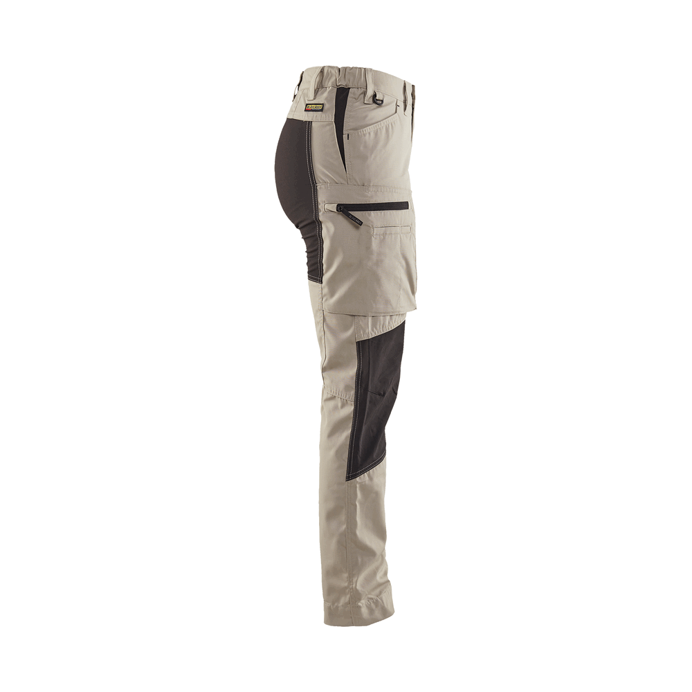 Women'S Service Stretch Pants - 2799-Stone/Black | Blaklader 71531845