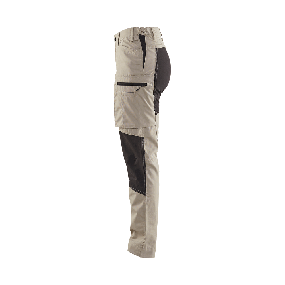 Women'S Service Stretch Pants - 2799-Stone/Black | Blaklader 71531845