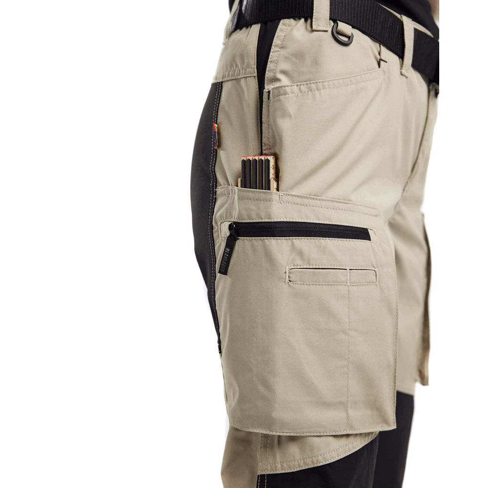 Women'S Service Stretch Pants - 2799-Stone/Black | Blaklader 71531845