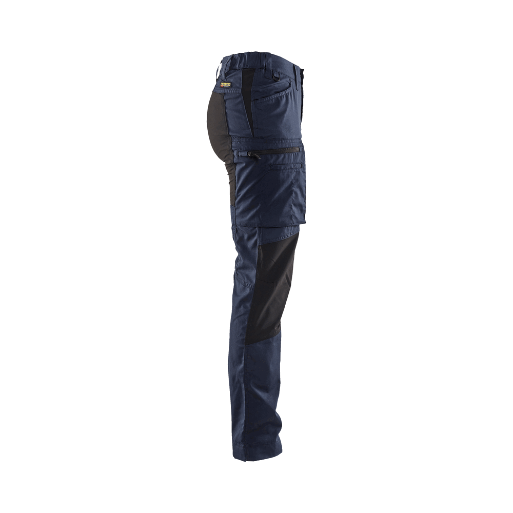Women'S Service Stretch Pants - 8699-Dark Navy/Black | Blaklader