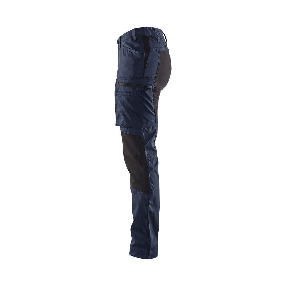 Women'S Service Stretch Pants - 8699-Dark Navy/Black | Blaklader 71531845