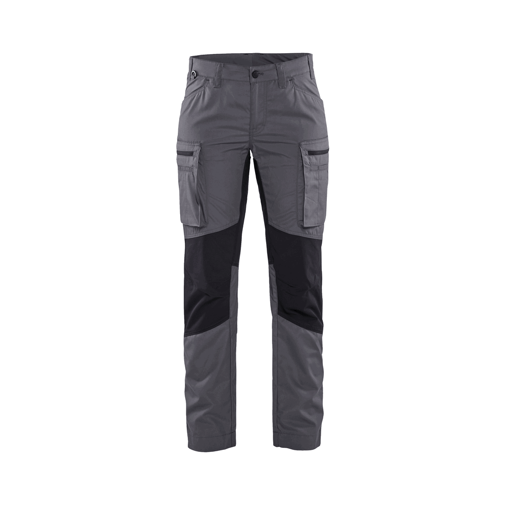 Women'S Service Stretch Pants - 9699-Grey/Black | Blaklader 71531845
