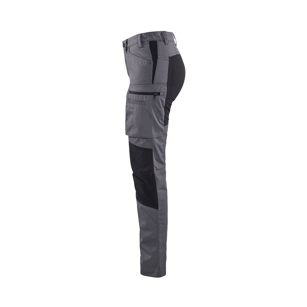 Women'S Service Stretch Pants - 9699-Grey/Black | Blaklader 71531845
