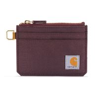 Nylon Duck Zippered Card Keeper Wallet 601-Deep Wine | Carhartt B0000245