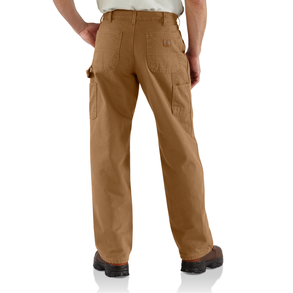 Loose Fit Washed Duck Flannel-Lined Utility Work Pant | Carhartt