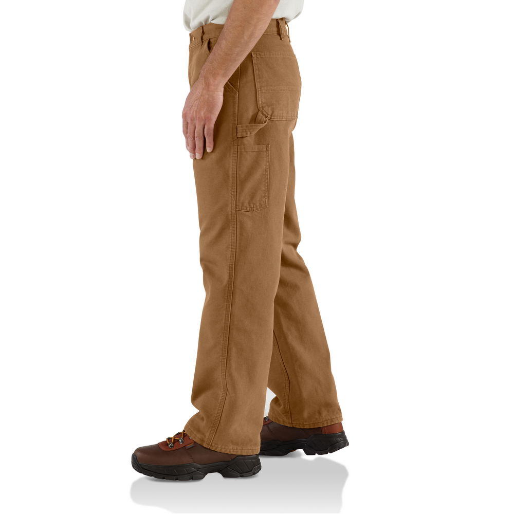 Loose Fit Washed Duck Flannel-Lined Utility Work Pant | Carhartt