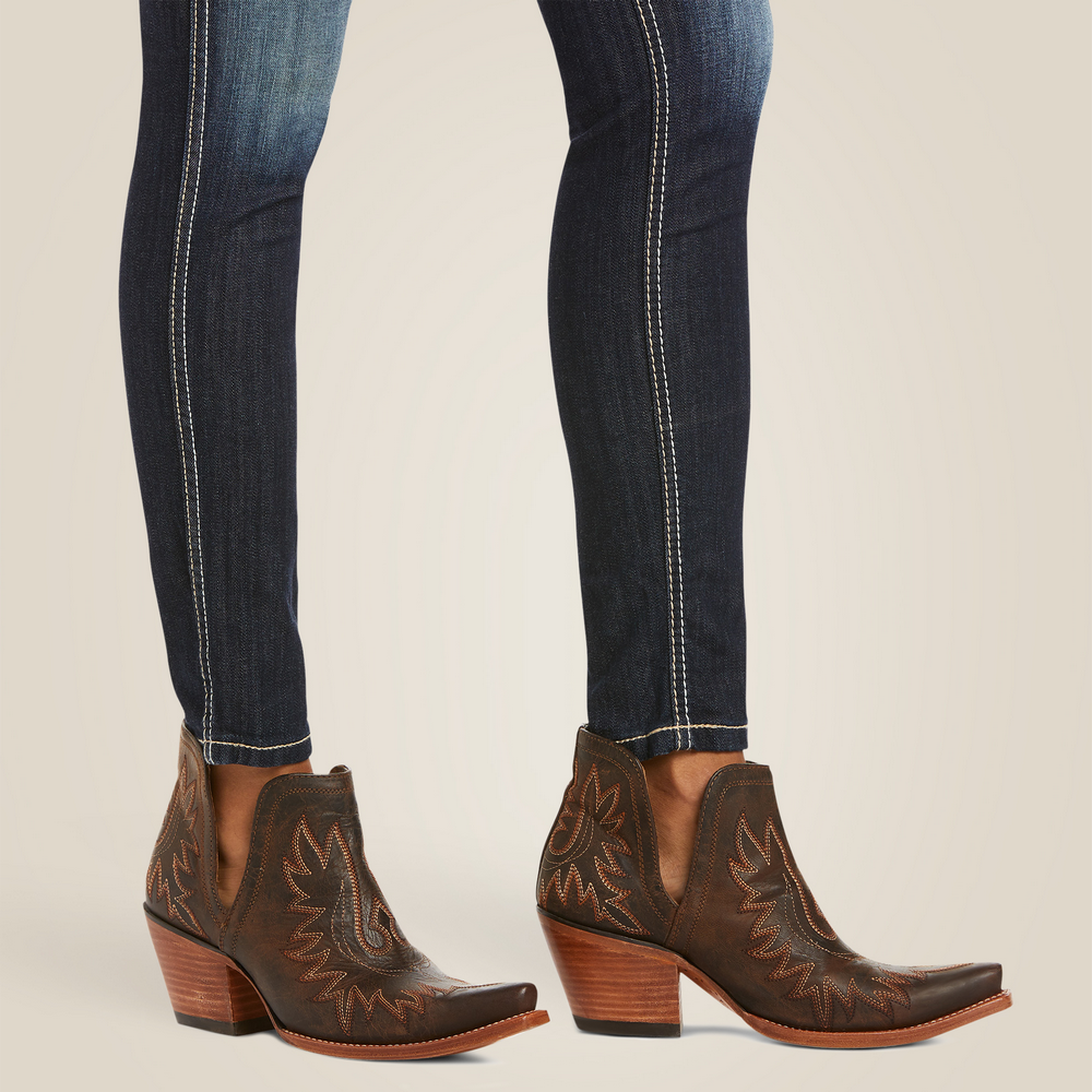 R.E.A.L. Mid Rise Stretch Outseam Ella Skinny Jean - 400-Celestial | Ariat 10018357