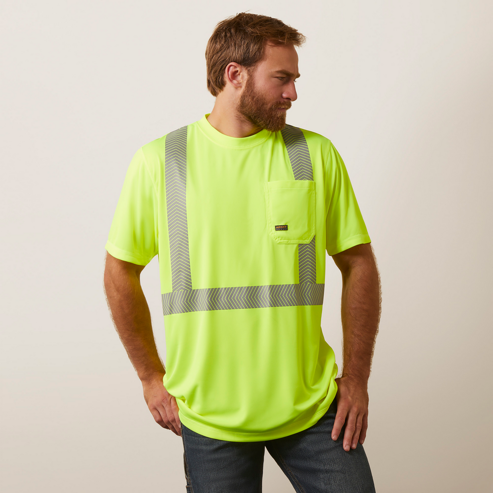 Rebar Hi-Vis Ansi T-Shirt - 700-Hi-Vis Yellow | Ariat 10039196