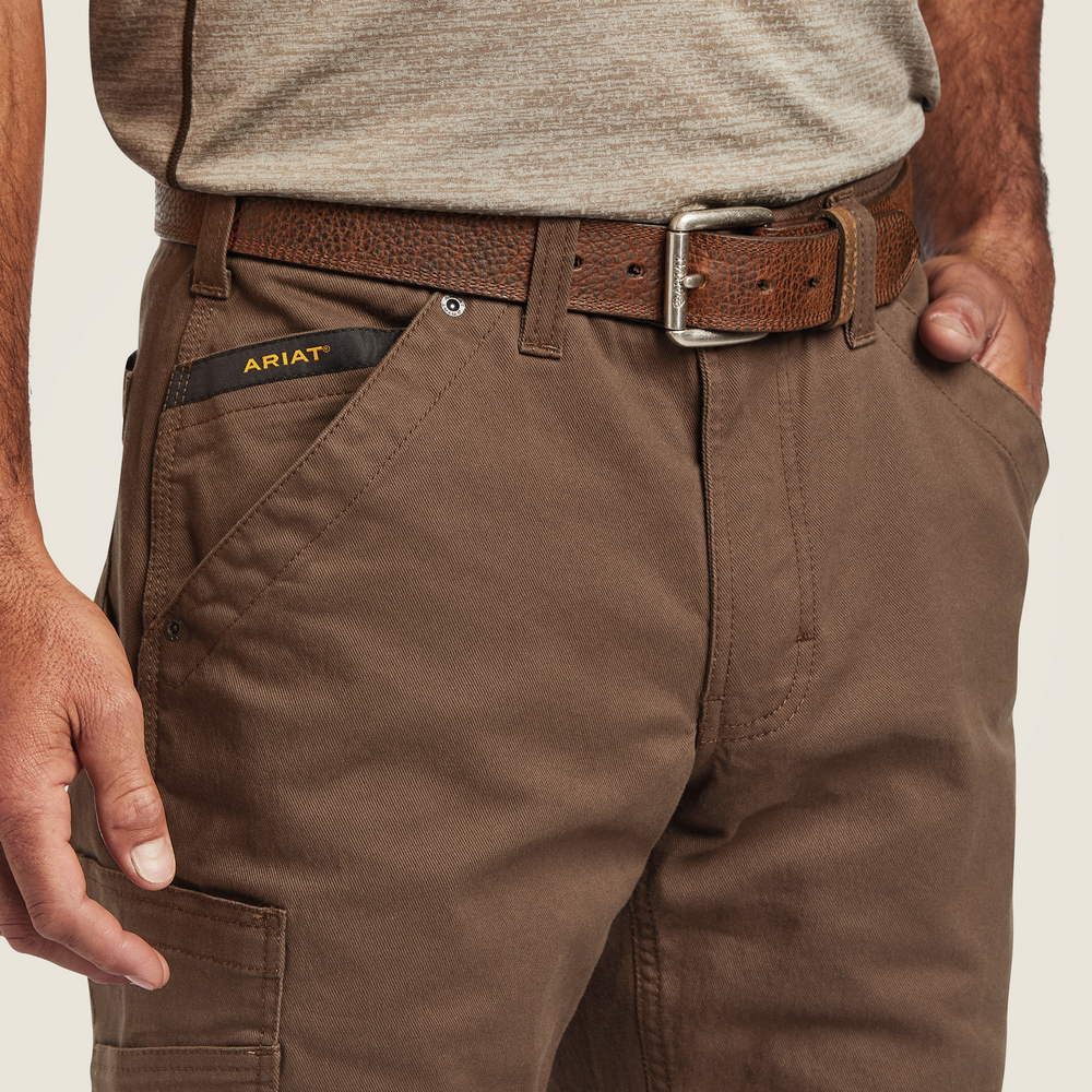 Rebar M5 Straight Durastretch Washed Twill Dungaree Straight Leg Pant - 200-Wren | Ariat 10041064