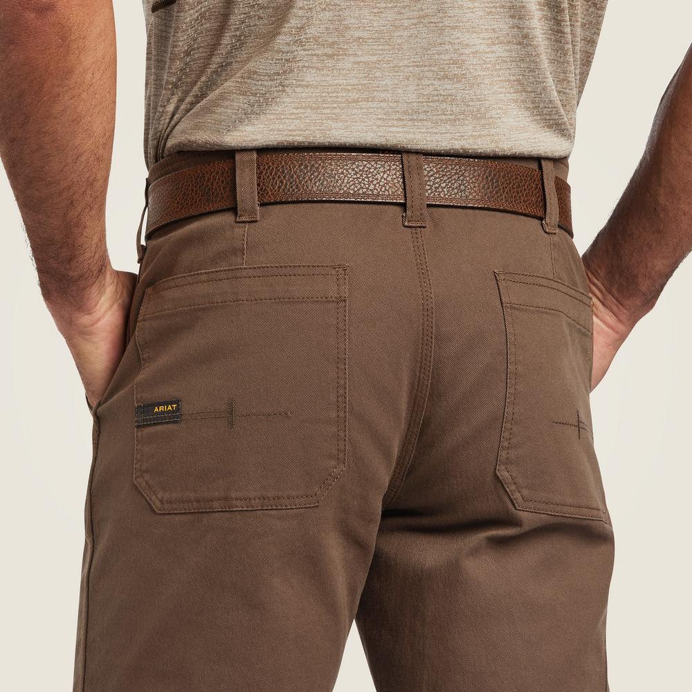 Rebar M5 Straight Durastretch Washed Twill Dungaree Straight Leg Pant - 200-Wren | Ariat 10041064