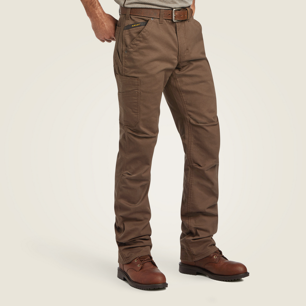 Rebar M5 Straight Durastretch Washed Twill Dungaree Straight Leg Pant - 200-Wren | Ariat 10041064