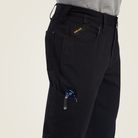 Rebar M4 Low Rise Durastretch Made Tough Stackable Straight Leg Pant - 001-Black | Ariat 10041083