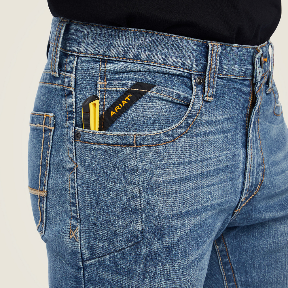 Rebar M4 Relaxed Durastretch Edge Boot Cut Jean - 400-Ventura | Ariat 10041087