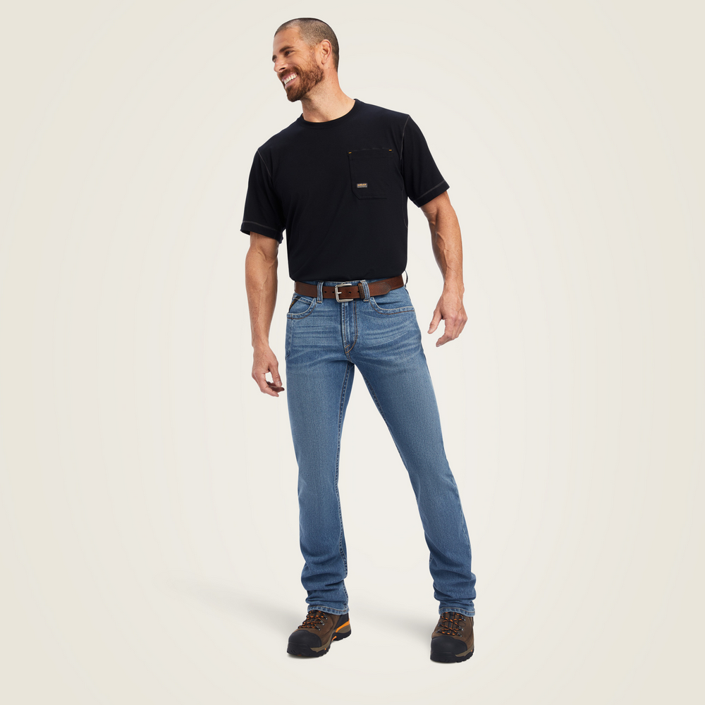 Rebar M4 Relaxed Durastretch Edge Boot Cut Jean - 400-Ventura | Ariat 10041087