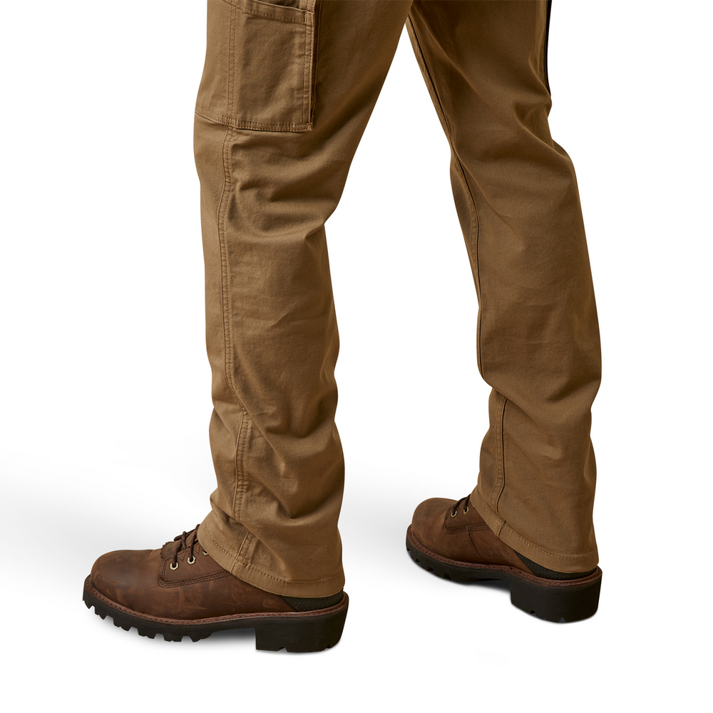 Rebar M4 Relaxed Made Tough Cargo Straight Pant - 250-Field Khaki | Ariat 10045379
