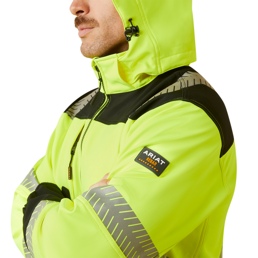Rebar Hi-Vis Softshell   Jacket - 700-Hi-Vis Yellow | Ariat 10046407
