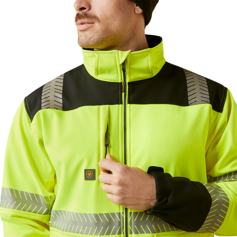 Rebar Hi-Vis Softshell   Jacket - 700-Hi-Vis Yellow | Ariat 10046407