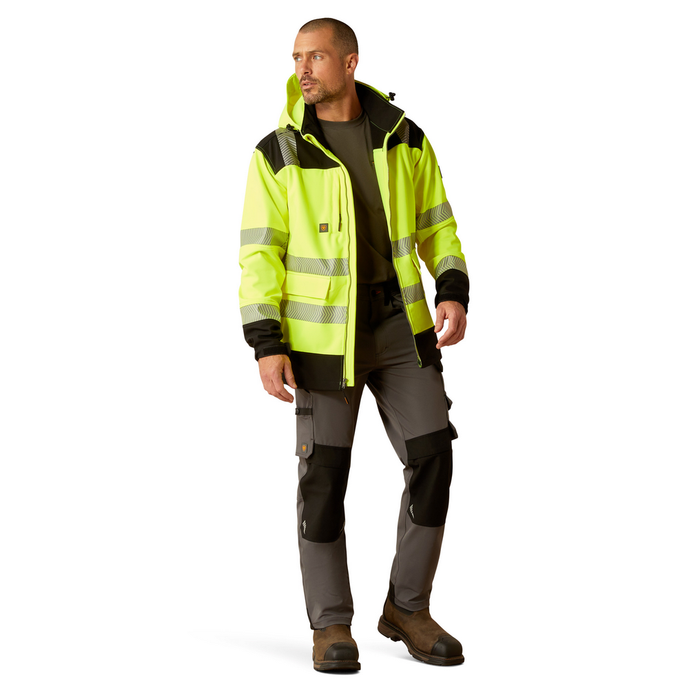Rebar Hi-Vis Softshell   Jacket - 700-Hi-Vis Yellow | Ariat 10046407