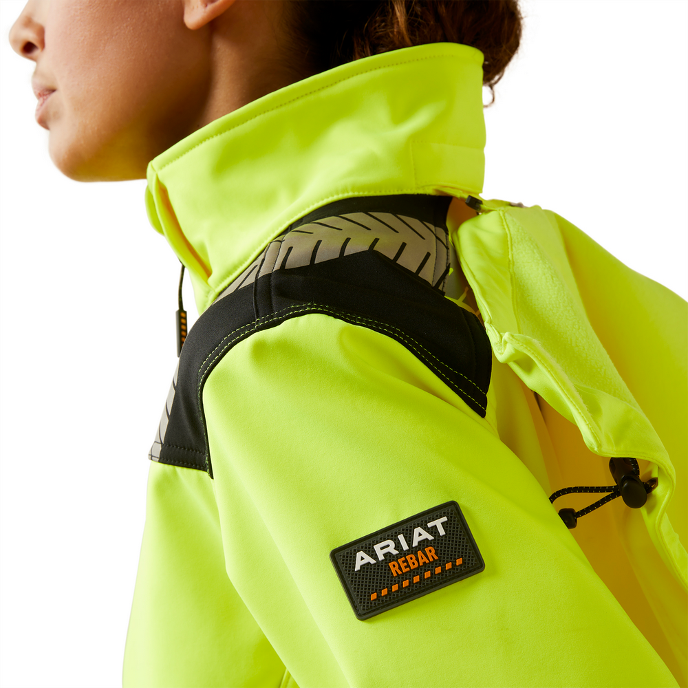 Rebar Hi-Vis Softshell   Jacket - 700-Hi-Vis Yellow | Ariat 10046381