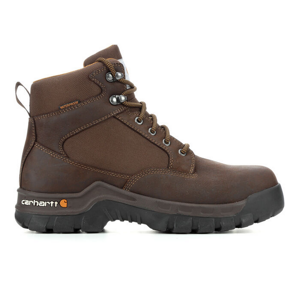 Carhartt 6 Inch Steel Toe Waterproof Leather Boots Men’s 13 Brown/Tan Workwear Carhartt Men main image 4