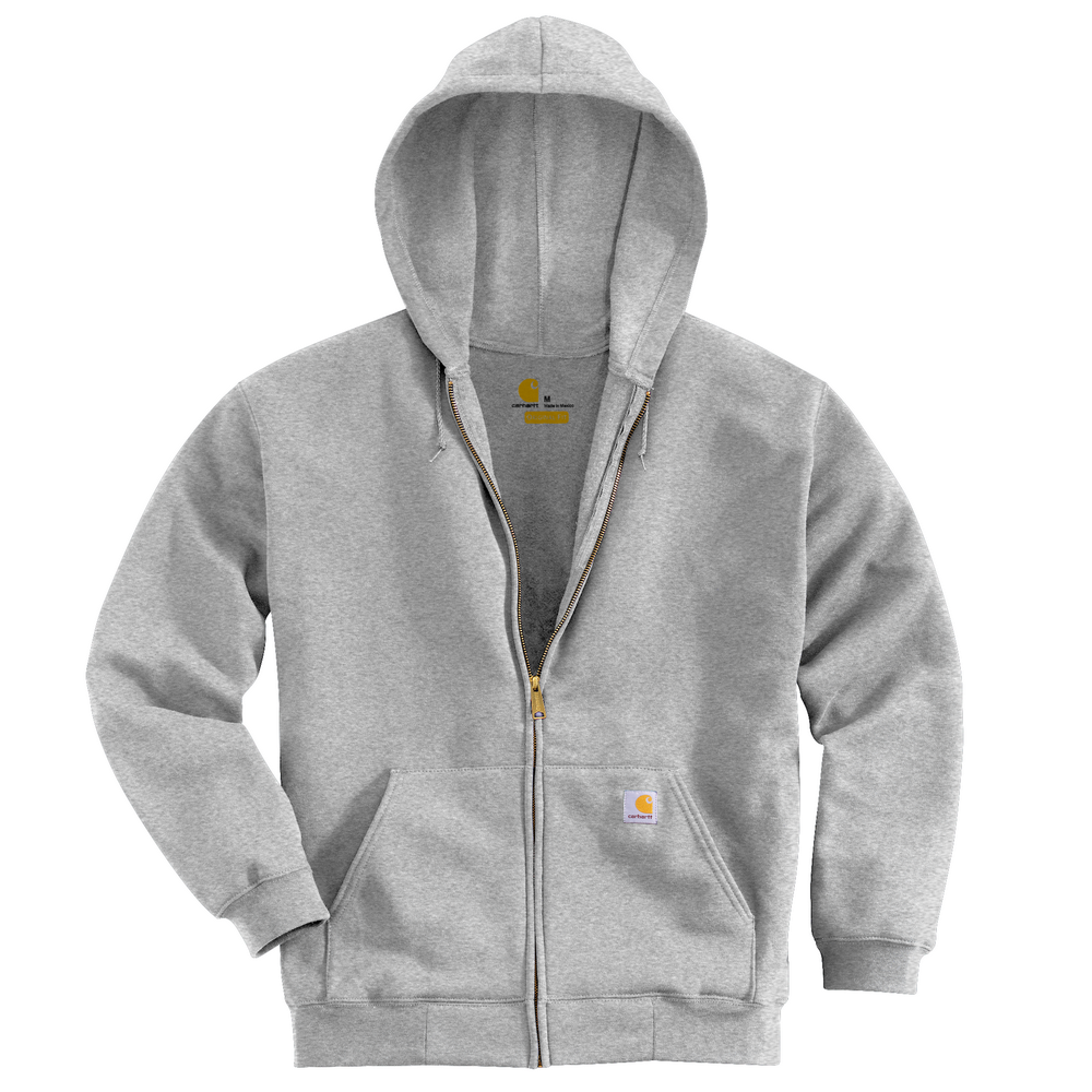 Men's Midweight Hooded Zip Front Sweatshirt | Carhartt K122 – The