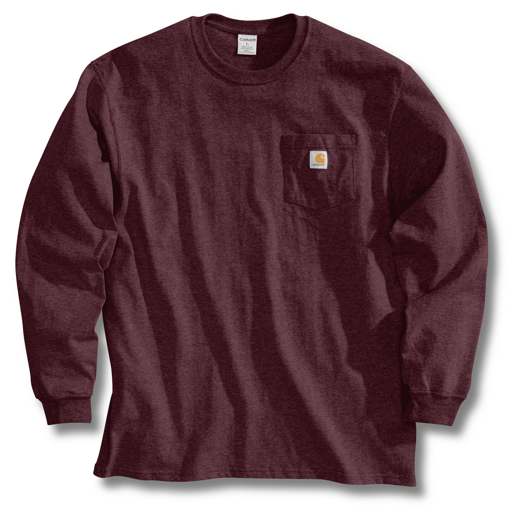 Men's Workwear Pocket Long Sleeve T-Shirt | Carhartt K126 – The
