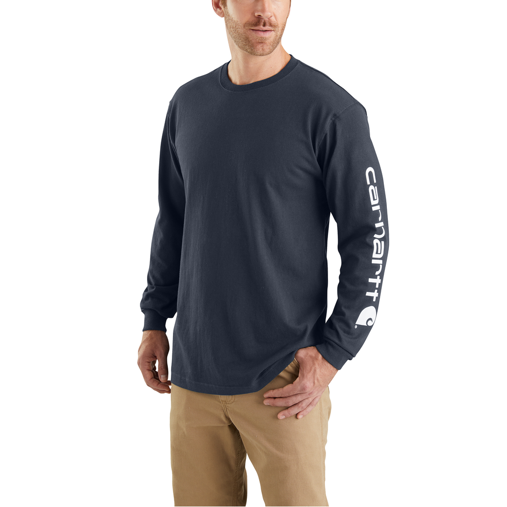 Men's Sleeve Logo Long Sleeve T-Shirt | Carhartt K231 – The
