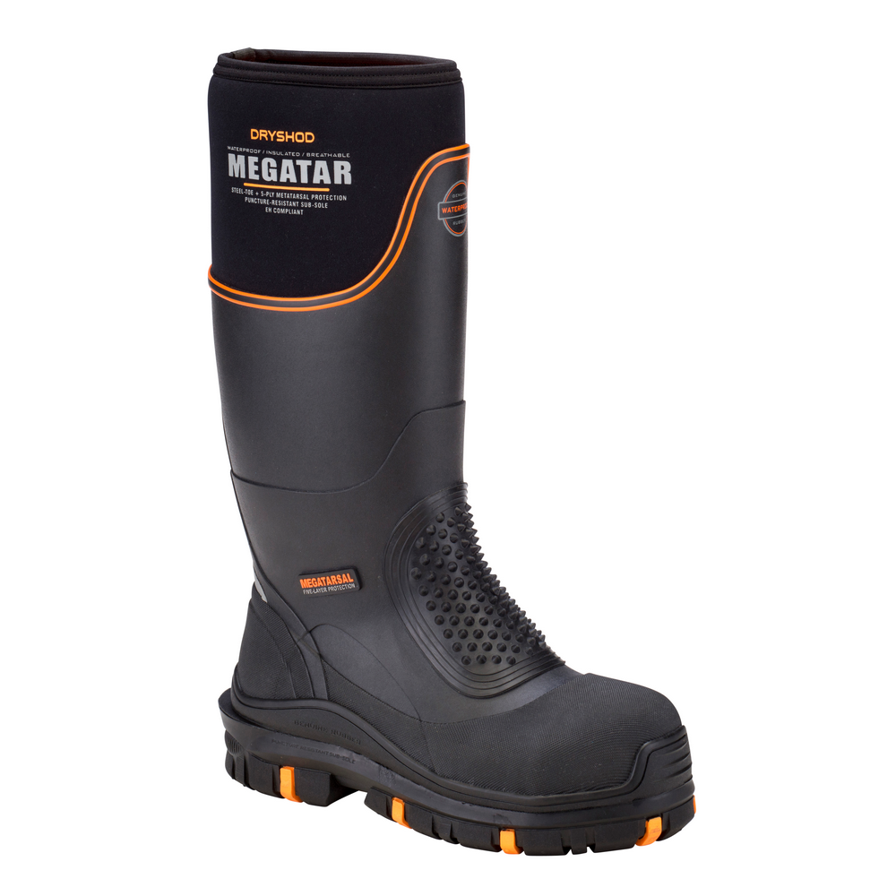 Men\'s Black/Orange Safety Boots Hytest Men main image 2