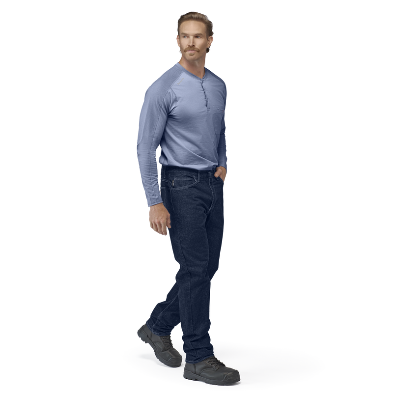 Men's Flex Knit Henley image number 7