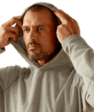 FR Primo Hooded T-Shirt - 250-Heather Grey | Ariat 10052109