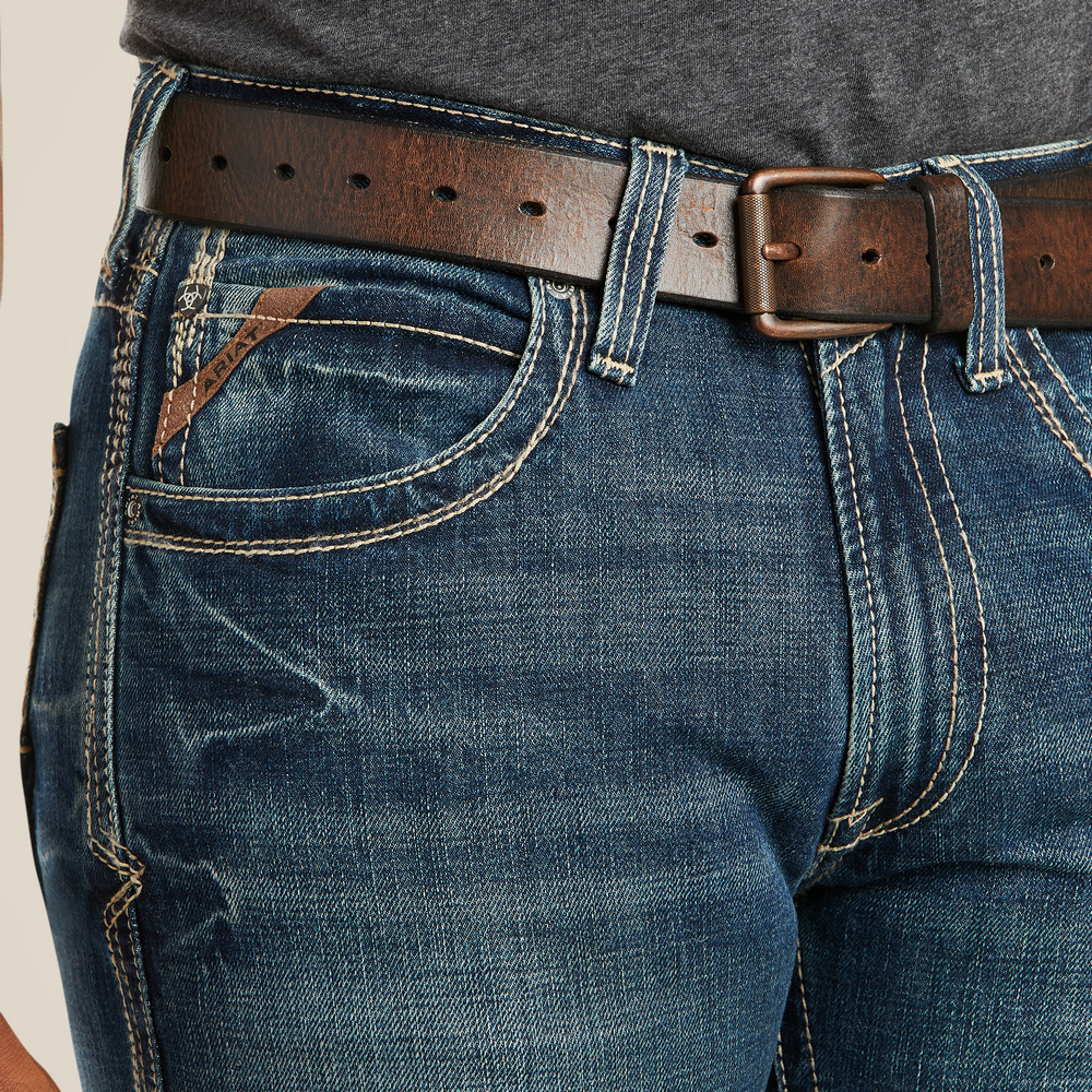 M5 Slim  Boundary Stackable Straight Leg Jean - 400-Gulch | Ariat 10014010