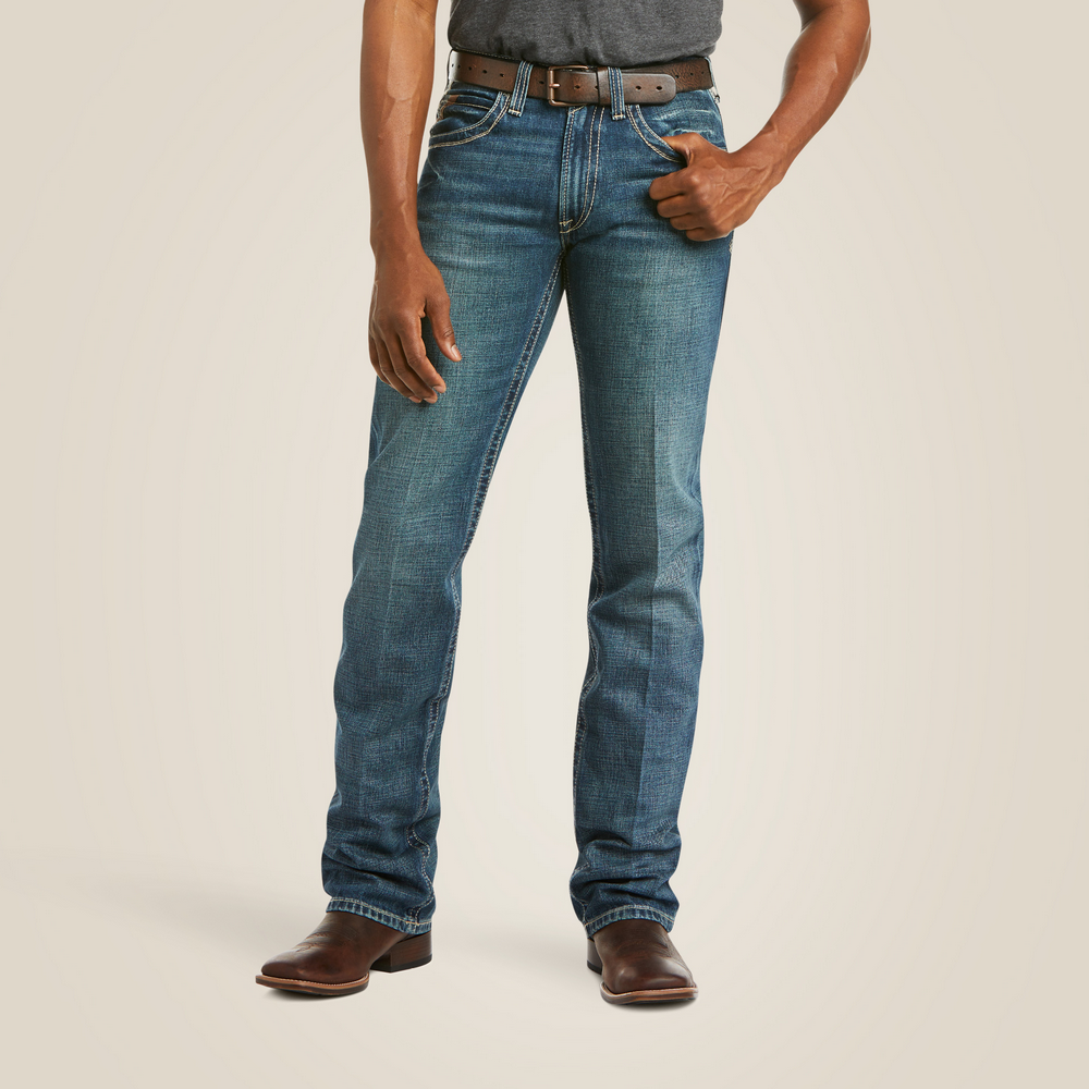 M5 Slim  Boundary Stackable Straight Leg Jean - 400-Gulch | Ariat 10014010