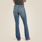 R.E.A.L. Mid Rise  Icon Stackable Straight Leg Jean - 400-Rainstorm | Ariat 10017217