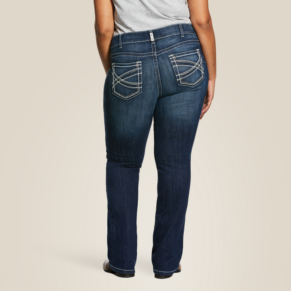 R.E.A.L. Mid Rise  Entwined Boot Cut Jean - 400-Marine | Ariat 10017510