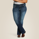 R.E.A.L. Mid Rise  Entwined Boot Cut Jean - 400-Marine | Ariat 10017510
