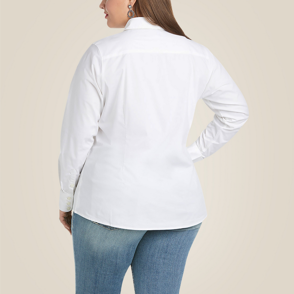 Kirby Stretch Shirt - 100-White | Ariat 10022065