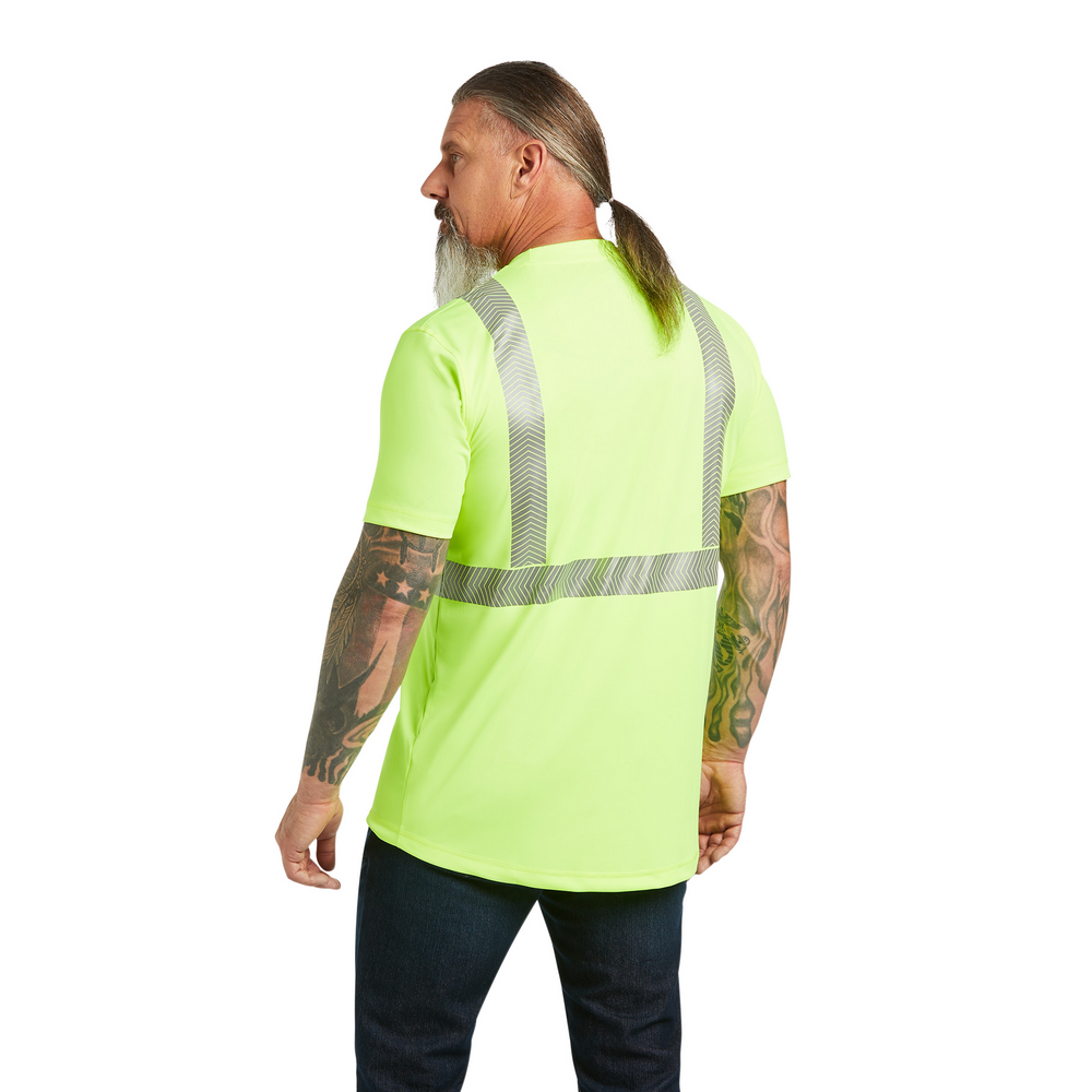 Rebar Hi-Vis Ansi T-Shirt - 700-Hi-Vis Yellow | Ariat 10039196