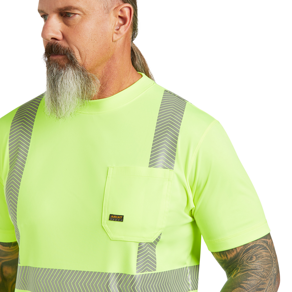 Rebar Hi-Vis Ansi T-Shirt - 700-Hi-Vis Yellow | Ariat 10039196