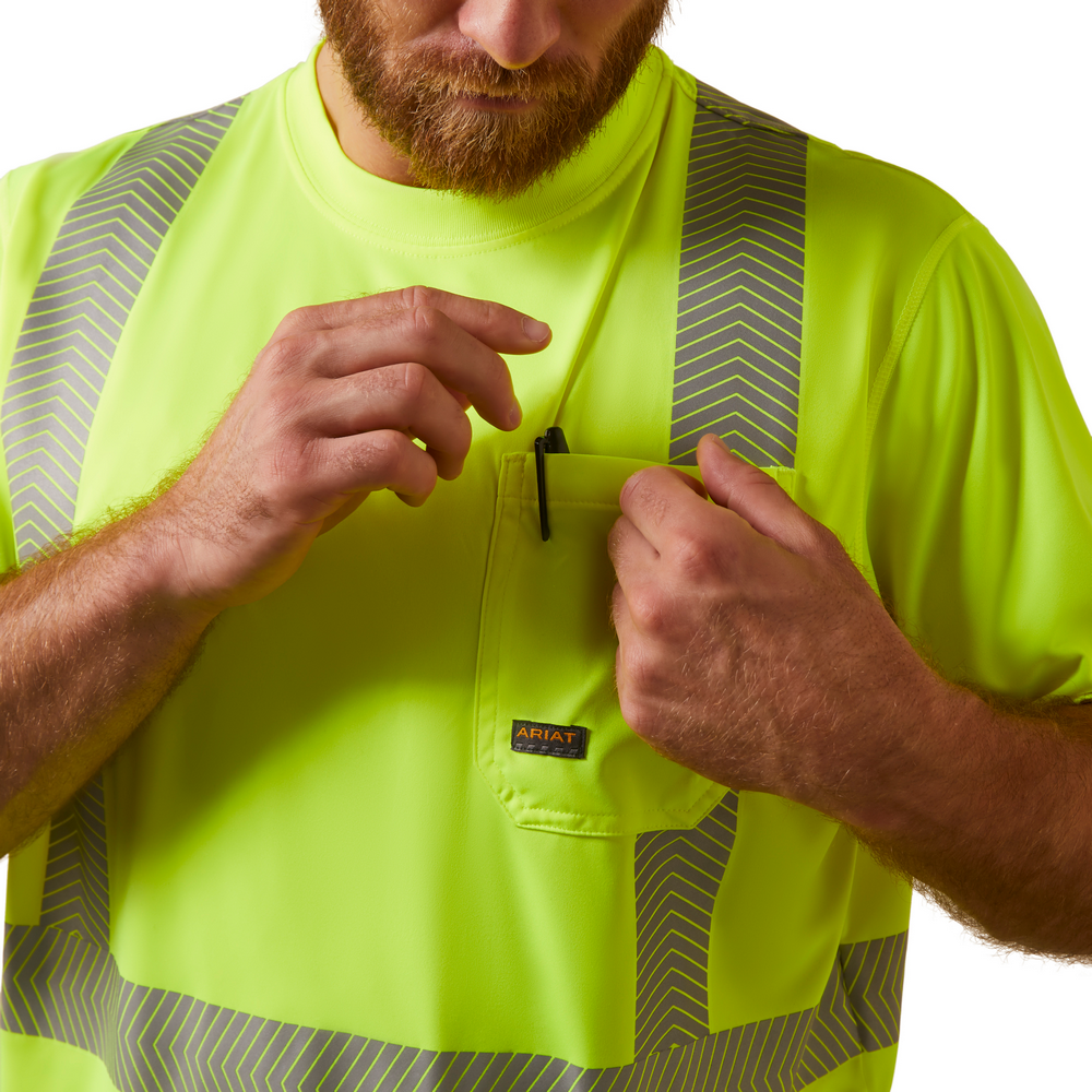 Rebar Hi-Vis Ansi T-Shirt - 700-Hi-Vis Yellow | Ariat 10039196