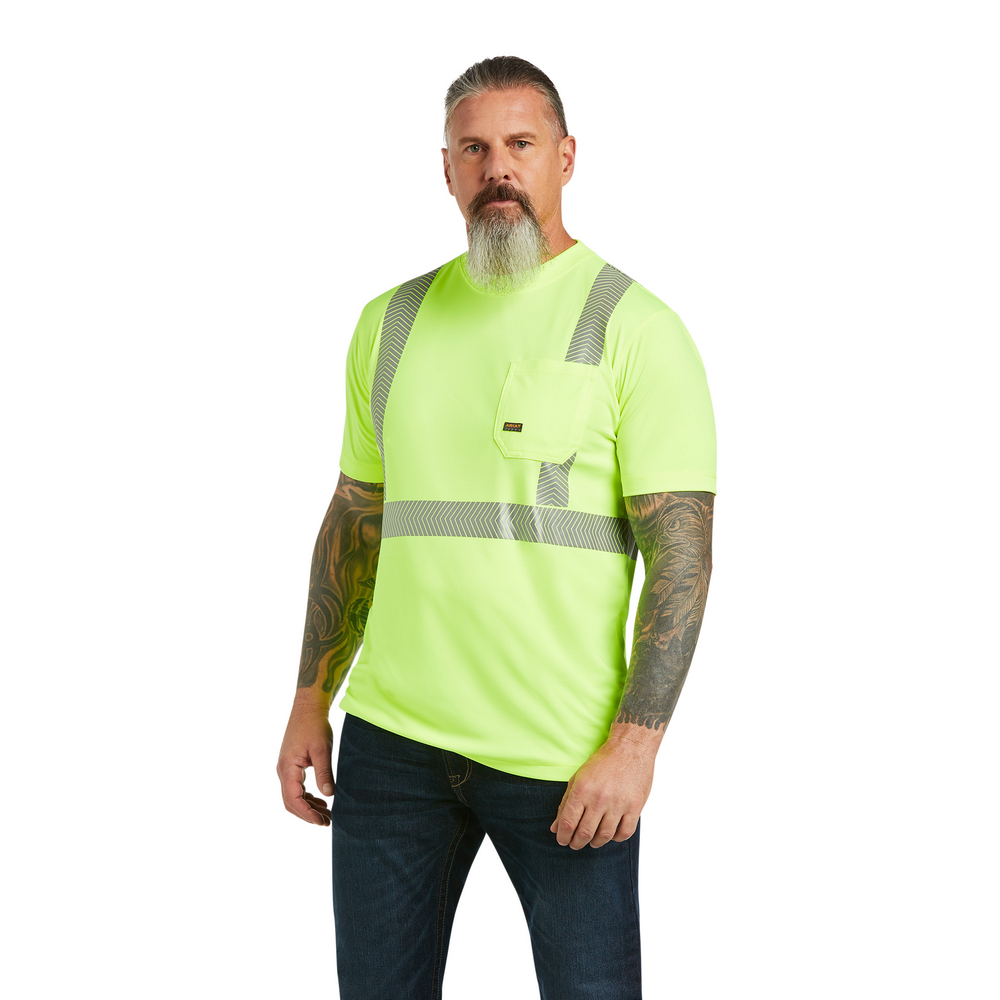 Rebar Hi-Vis Ansi T-Shirt - 700-Hi-Vis Yellow | Ariat 10039196