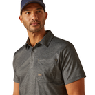 Rebar Foreman Polo - 010-Charcoal Heather | Ariat 10048617