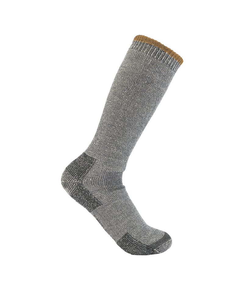 Men's Heavyweight Wool Blend Boot Sock HGY-Heather Grey | Carhartt SB39150M