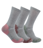 Women's Midweight Cotton Blend Crew Sock 3 Pack GAS-Grey Assorted | Carhartt SC2823W