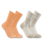 Women's Midweight Cotton Blend Crew Sock 2 Pack A01-Assorted01 | Carhartt SC3252W