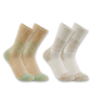 Women's Midweight Cotton Blend Crew Sock 2 Pack A02-Assorted02 | Carhartt SC3252W