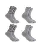 Men's Heavyweight Synthetic-Wool Blend Crew Sock 4 Pack AS1-Assorted01 | Carhartt SC5544W
